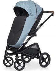Дитячий візочок 2 в 1 Riko XD Black Edition 02 Crystal Blue